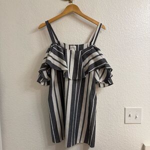 Misa Los Angeles Revolve Striped Nicolette Dress Size M